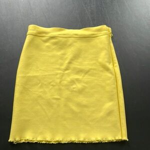 Herve Leger skirt - yellow